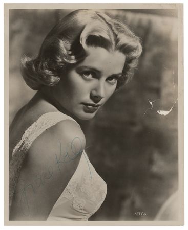 Lot #811 Grace Kelly Signed Photograph - Image 1