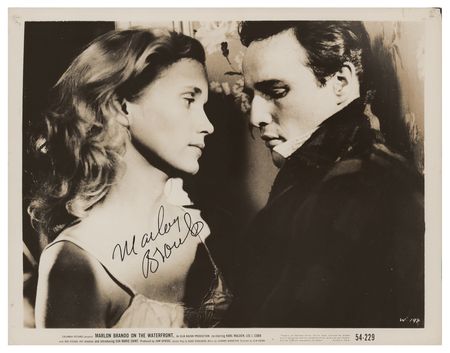 Lot #758 Marlon Brando Signed Photograph - Image 1