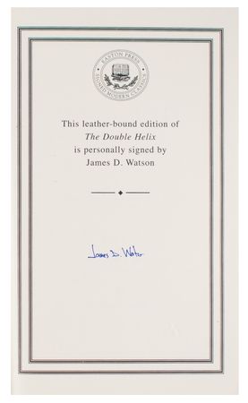 Lot #255 DNA: James D. Watson Book - Image 2