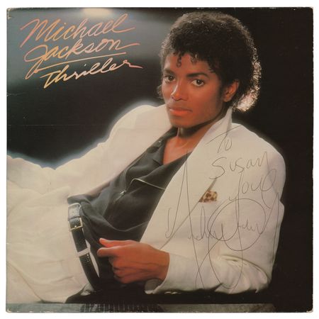 Lot #618 Michael Jackson Signed Album - Image 1