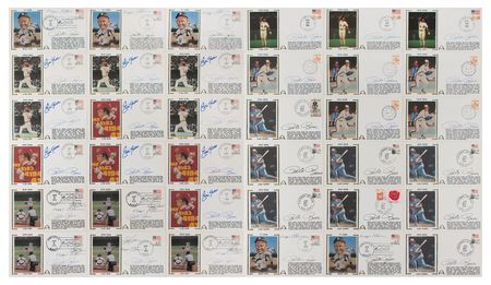 Lot #986 Pete Rose (38) Signed Covers - Image 1