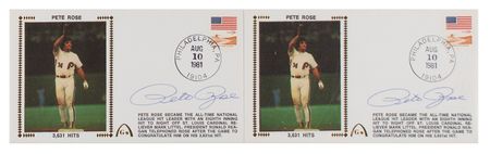 Lot #986 Pete Rose (38) Signed Covers - Image 2