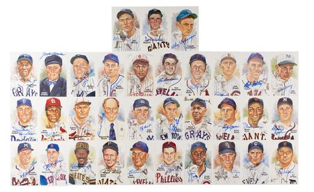 Lot #909 Baseball Hall of Fame Perez-Steele Card Sets with (74) Signed - Image 2