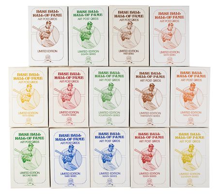 Lot #909 Baseball Hall of Fame Perez-Steele Card Sets with (74) Signed - Image 3