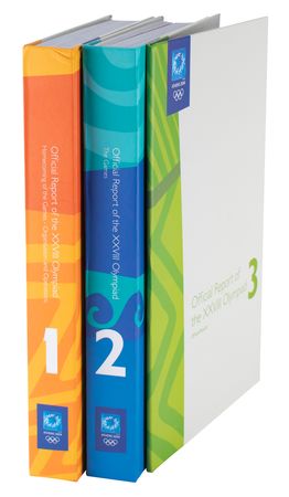 Lot #1038 Athens 2004 Summer Olympic Official Report Official Report - Image 1