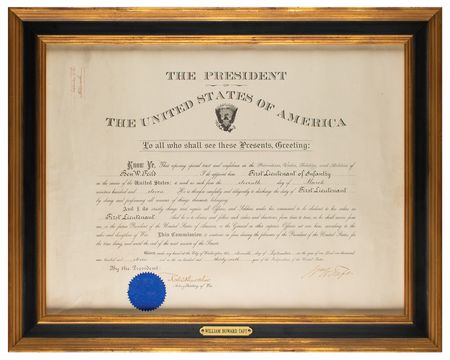 Lot #150 William H. Taft Document Signed as President - Image 2