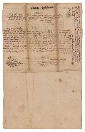 Lot #312 Robert Treat Paine Document Signed - Image 1