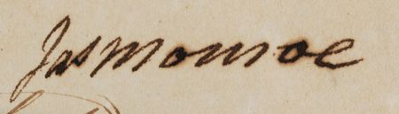 Lot #7 James Madison and James Monroe Document Signed - Image 4