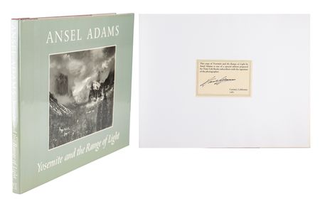 Lot #483 Ansel Adams Signed Book - Image 1