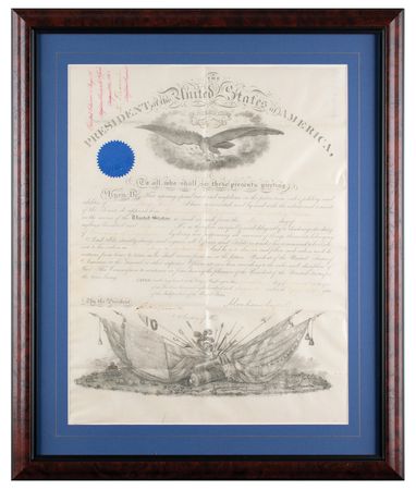 Lot #24 Abraham Lincoln Document Signed as President - Image 2