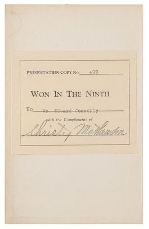 Lot #879 Christy Mathewson Signed Book - Image 2