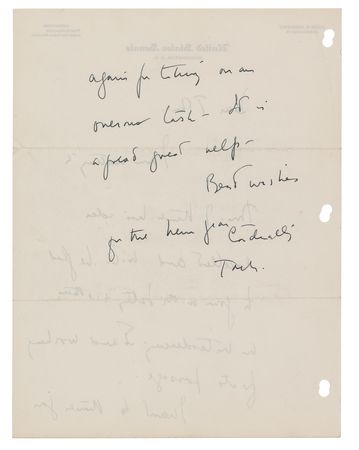 Lot #51 John F. Kennedy Autograph Letter Signed - Image 2