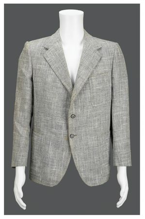 Lot #223 Meyer Lansky's Personally-Worn Gray Sport Coat - Image 1