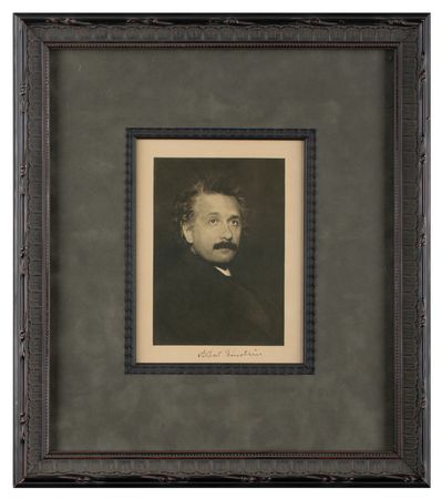 Lot #191 Albert Einstein Signed Photograph - Image 2