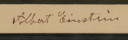 Lot #191 Albert Einstein Signed Photograph - Image 3