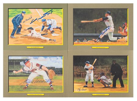 Lot #911 Baseball Hall of Fame Perez-Steele 'Great Moments' Card Sets with (65) Signed Perez-Steele Cards - Image 2