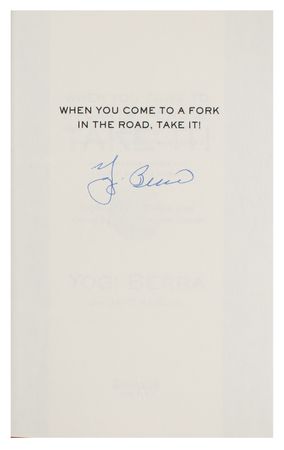 Lot #924 Yogi Berra and Don Larsen (2) Signed Items - Image 2