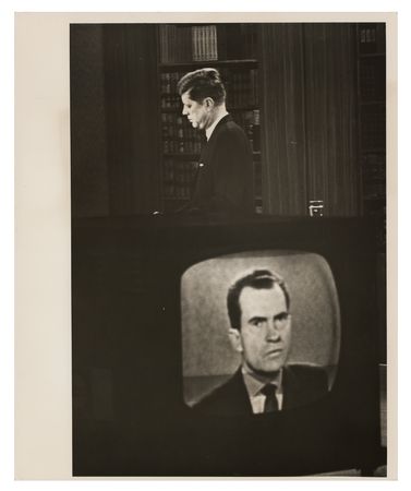Lot #113 John F. Kennedy and Richard Nixon Original Photograph - Image 1