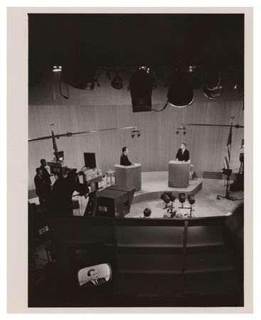 Lot #114 John F. Kennedy and Richard Nixon Original Photograph - Image 1
