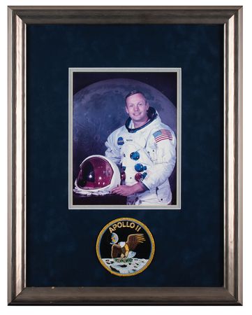 Lot #413 Neil Armstrong Signed Photograph - Image 1