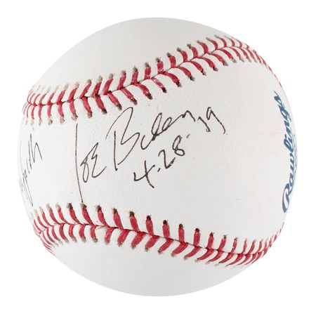 Lot #62 Joe Biden Signed Baseball - Image 1