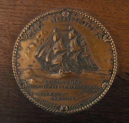 Lot #351 USS Constitution Wooden Box - Image 3
