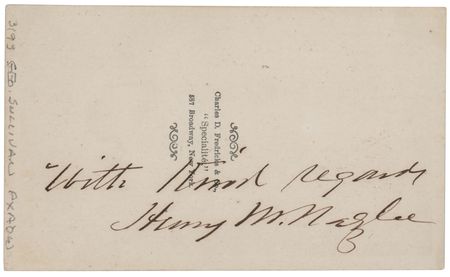 Lot #391 Henry Morris Naglee Signed Photograph - Image 1