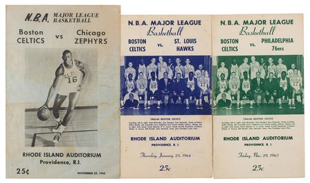 Lot #926 1960s Boston Celtics: Auerbach, Cousy, and Ephemera - Image 5