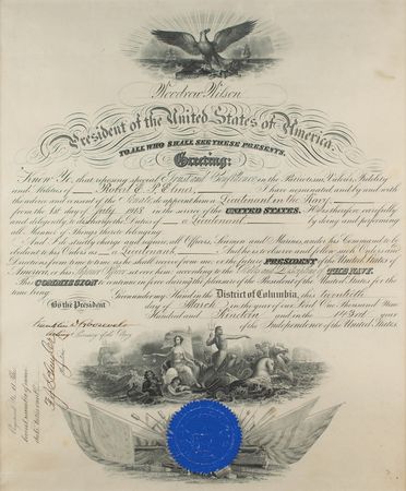 Lot #142 Franklin D. Roosevelt Document Signed - Image 1