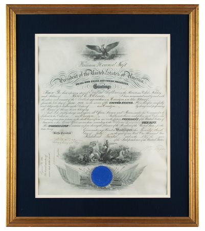 Lot #149 William H. Taft Document Signed as President - Image 2