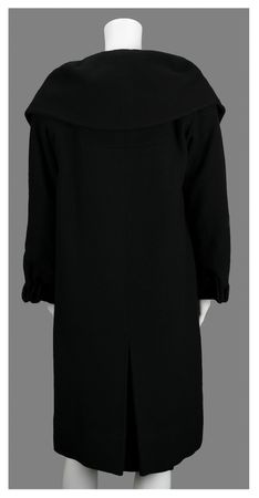 Lot #50 Jacqueline Kennedy's Black Wool Jacket - Image 2