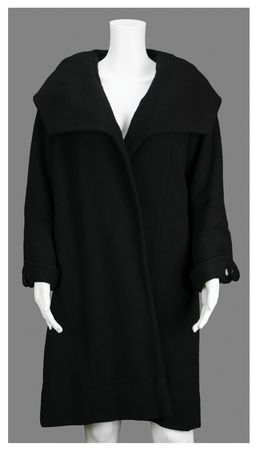 Lot #50 Jacqueline Kennedy's Black Wool Jacket - Image 3