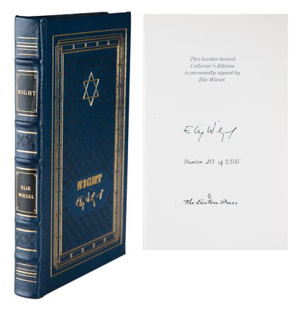 Lot #346 Elie Wiesel Signed Book - Image 1