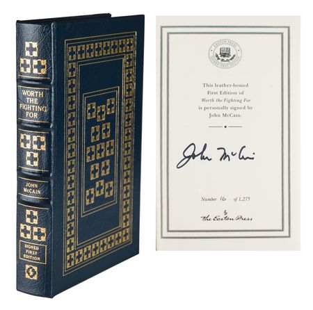 Lot #297 John McCain Signed Book - Image 1