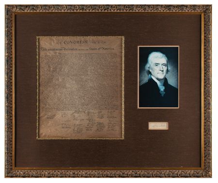 Lot #4 Thomas Jefferson Signature - Image 1