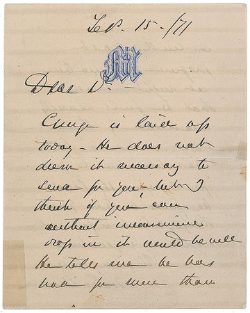 Lot #389 George G. Meade Autograph Letter Signed - Image 1