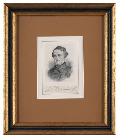 Lot #233 John C. Breckinridge Signature - Image 2