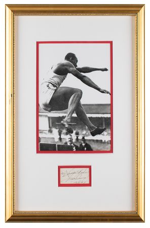Lot #1021 Jesse Owens Signature - Image 1