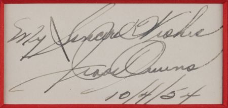 Lot #1021 Jesse Owens Signature - Image 2