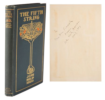 Lot #645 John Philip Sousa Signed Book - Image 1
