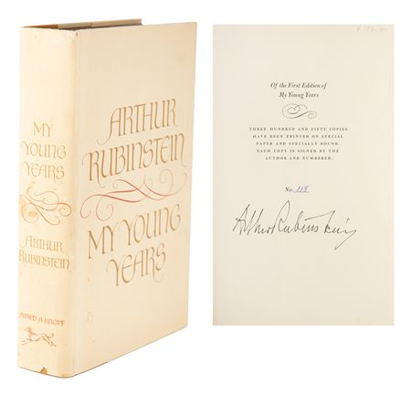 Lot #636 Arthur Rubinstein Signed Book - Image 1