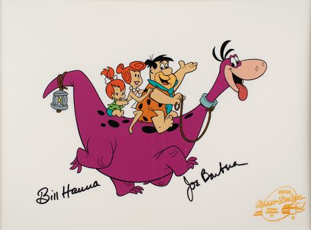 Lot #518 Bill Hanna and Joe Barbera Signed Sericel - Image 1