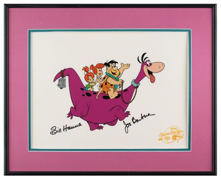 Lot #518 Bill Hanna and Joe Barbera Signed Sericel - Image 2