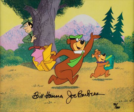 Lot #519 Bill Hanna and Joe Barbera Signed Limited Edition Cel - Image 1