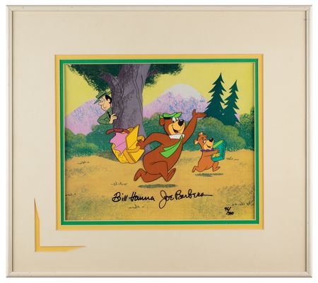 Lot #519 Bill Hanna and Joe Barbera Signed Limited Edition Cel - Image 2