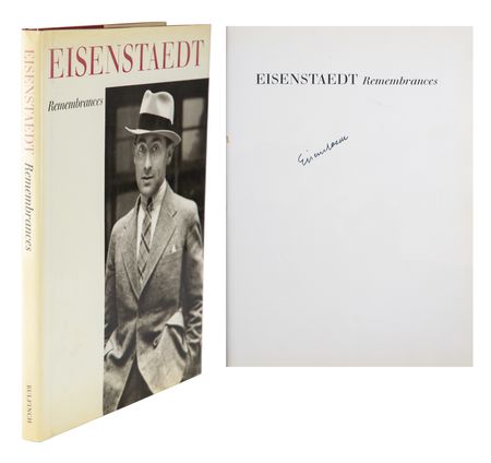 Lot #491 Alfred Eisenstaedt Signed Book - Image 1