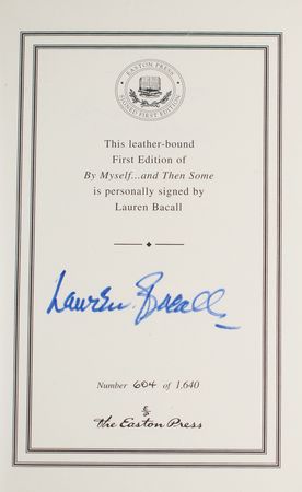 Lot #808 Hollywood (3) Signed Books: Poitier, Bacall, and Temple - Image 4