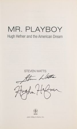 Lot #804 Hugh Hefner Signed Book - Image 2