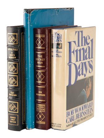 Lot #344 Watergate: Bob Woodward, Carl Bernstein, and John Dean (4) Signed Books - Image 1