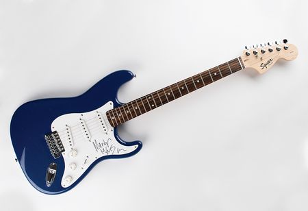 Lot #692 Marilyn Manson Signed Guitar - Image 1